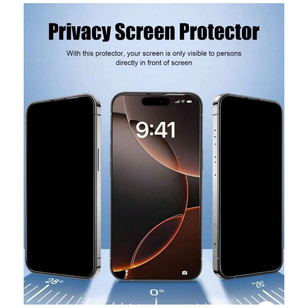 5 Privacy Screen Protector Compatible with iPhone 12 Pro Max, 13 Pro Max, 14 Pro Max & 14 Plus
