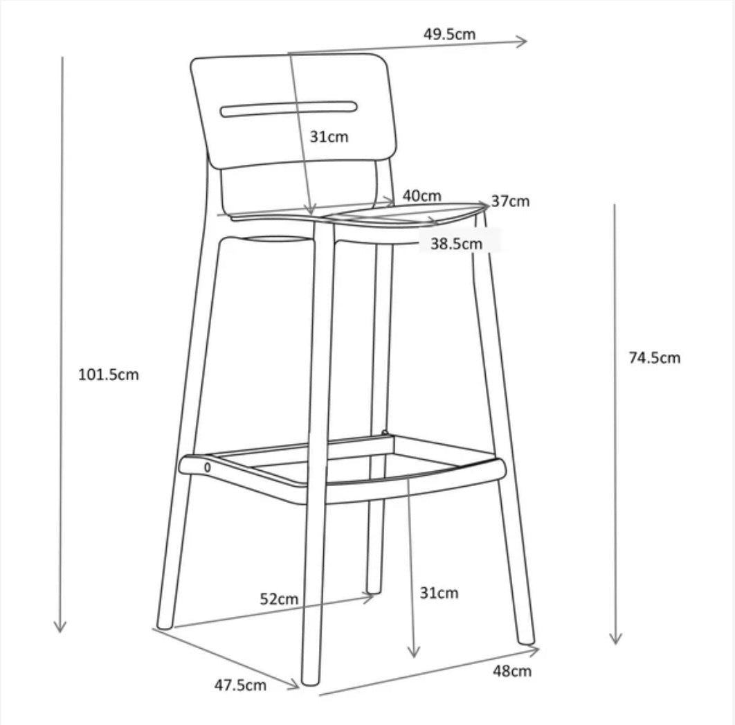 Indoor/Outdoor Barstool