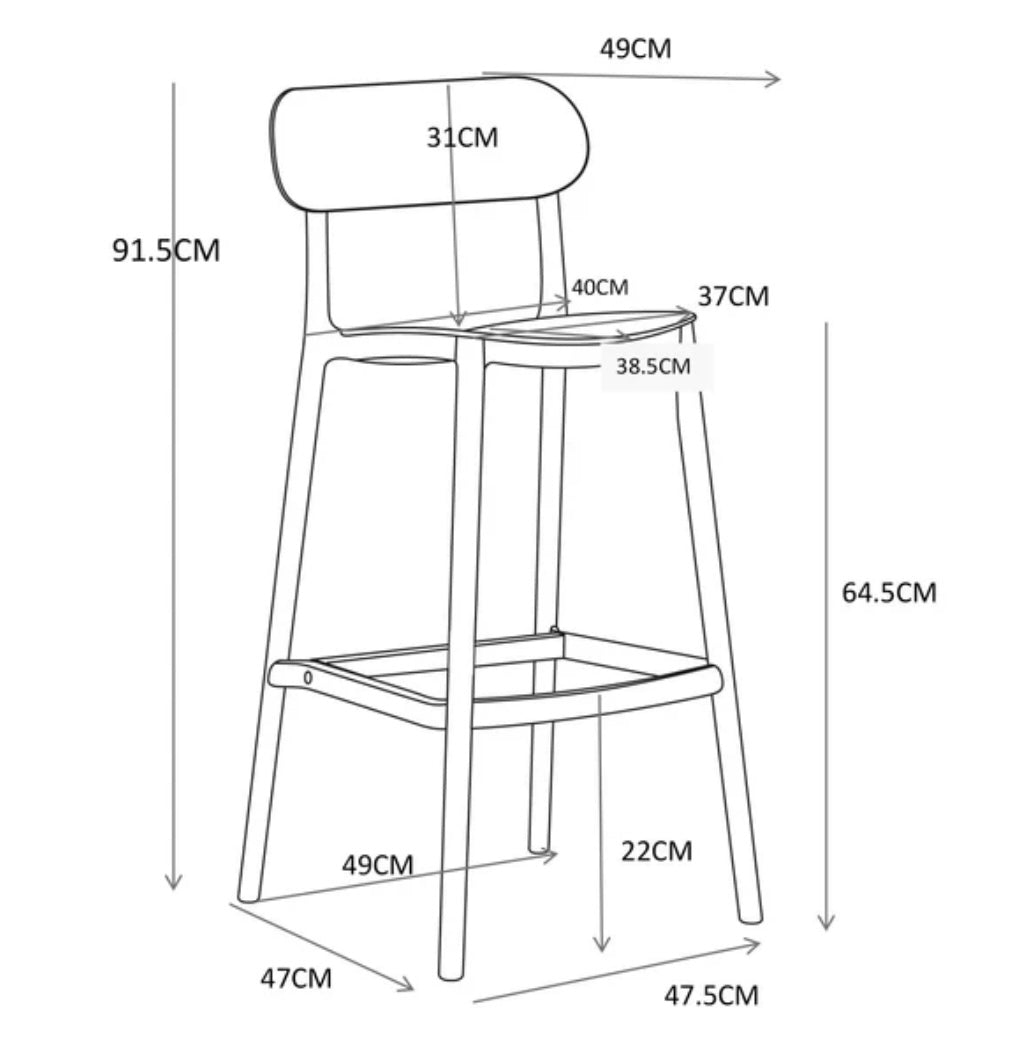 Indoor/Outdoor Barstool