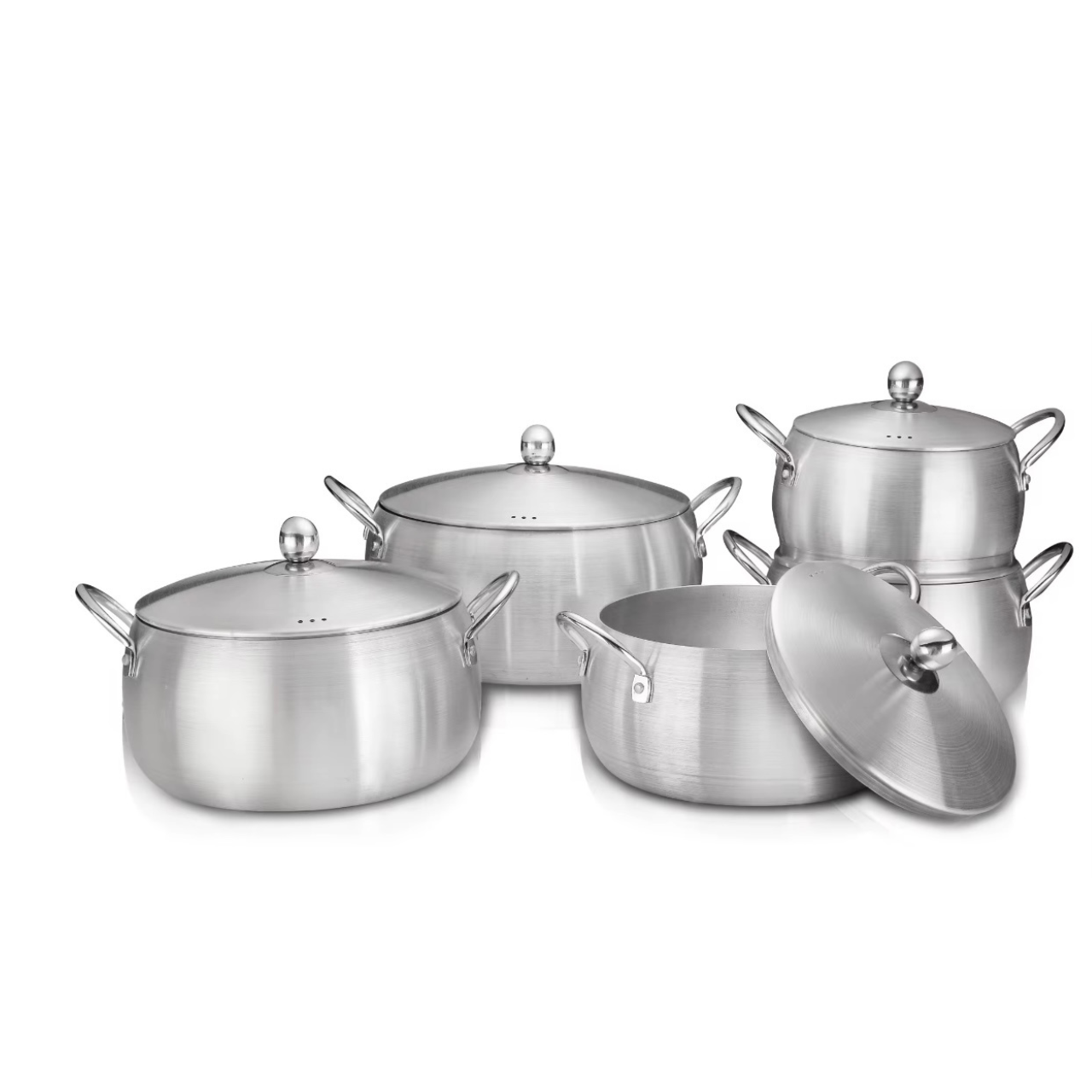 10-Piece Aluminum Cookware Set
