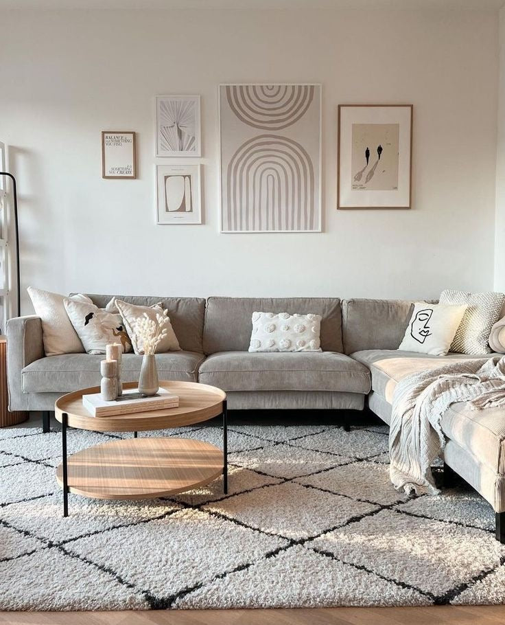 Round Wooden Coffee Table