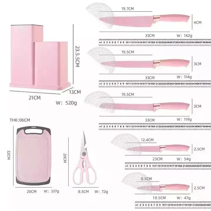 19-Piece Silicone Kitchen Utensil Set