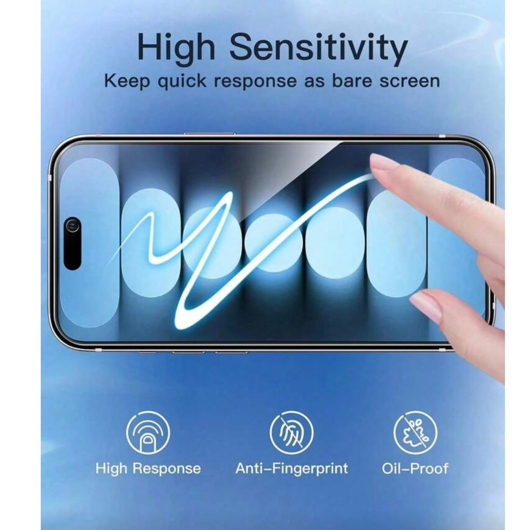 5 Premium Tempered Glass Screen Protector Compatible with iPhone XR, 11, 12, 12 PRO, 13, 13 PRO & 14