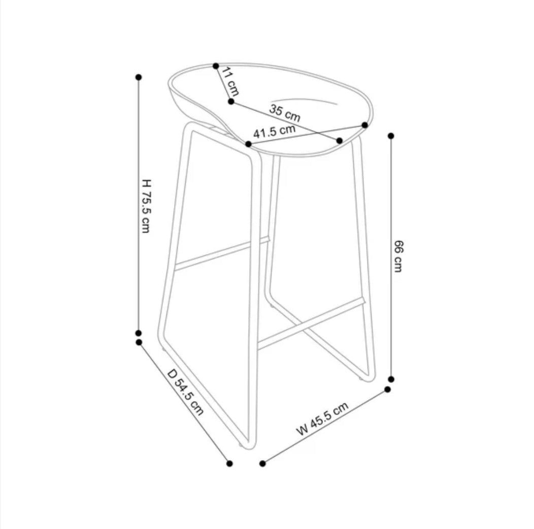 Modern Minimalist Barstool