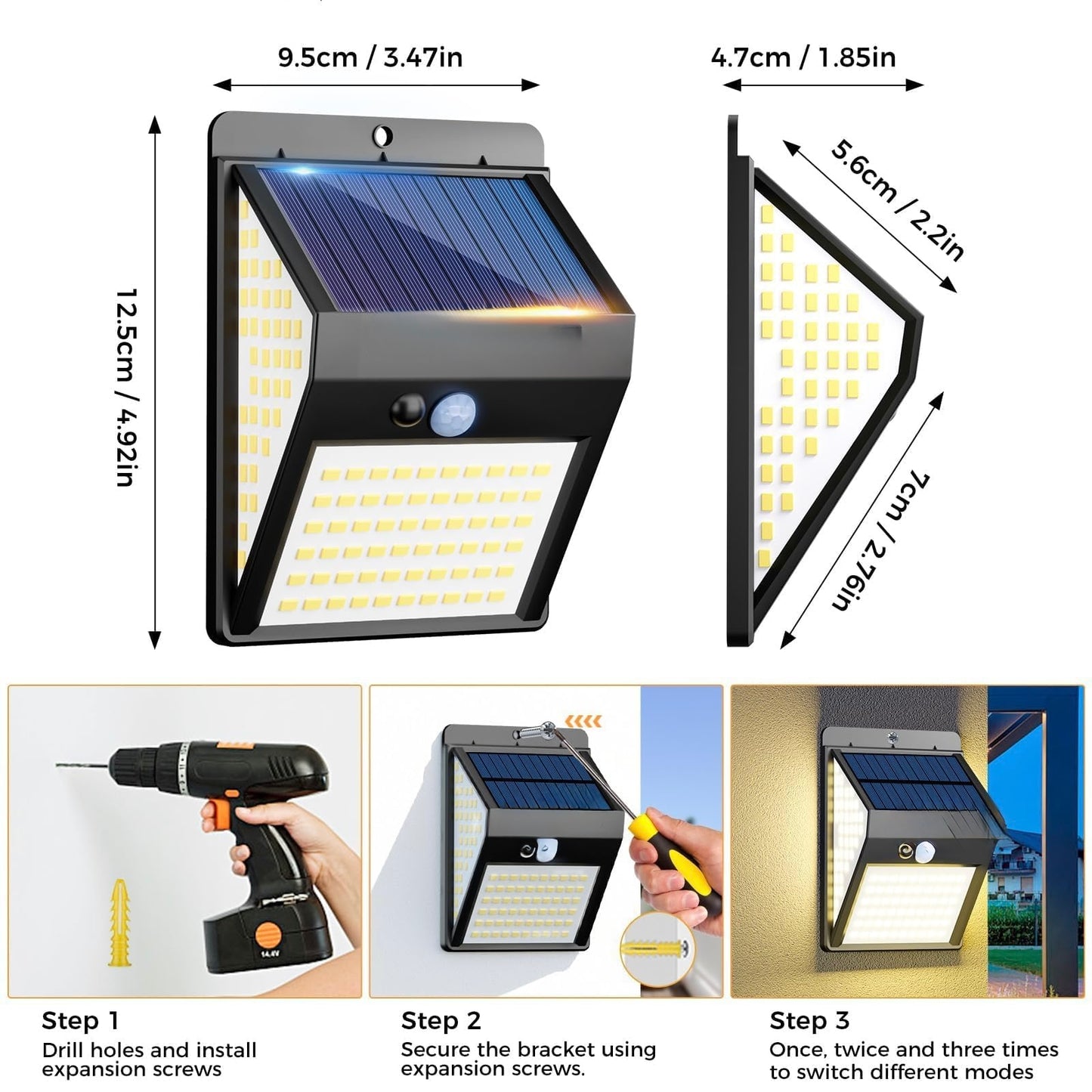 Solar Wall Light