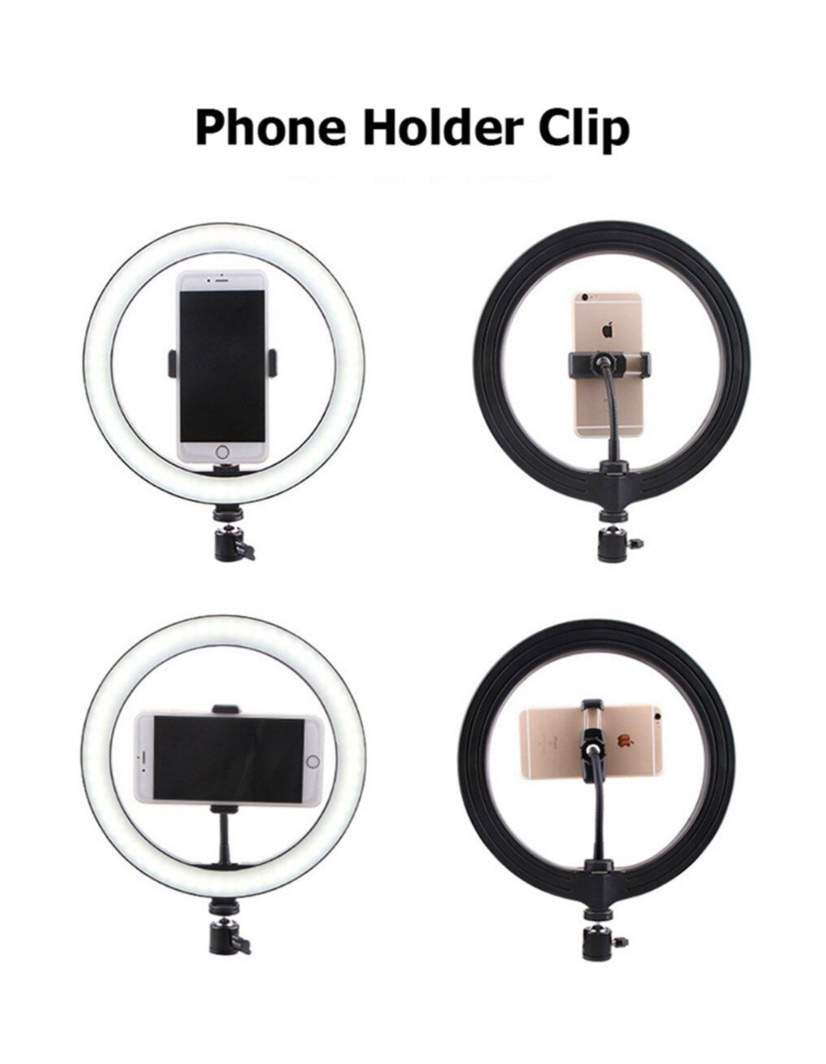 12-Inch LED Ringlight with stand