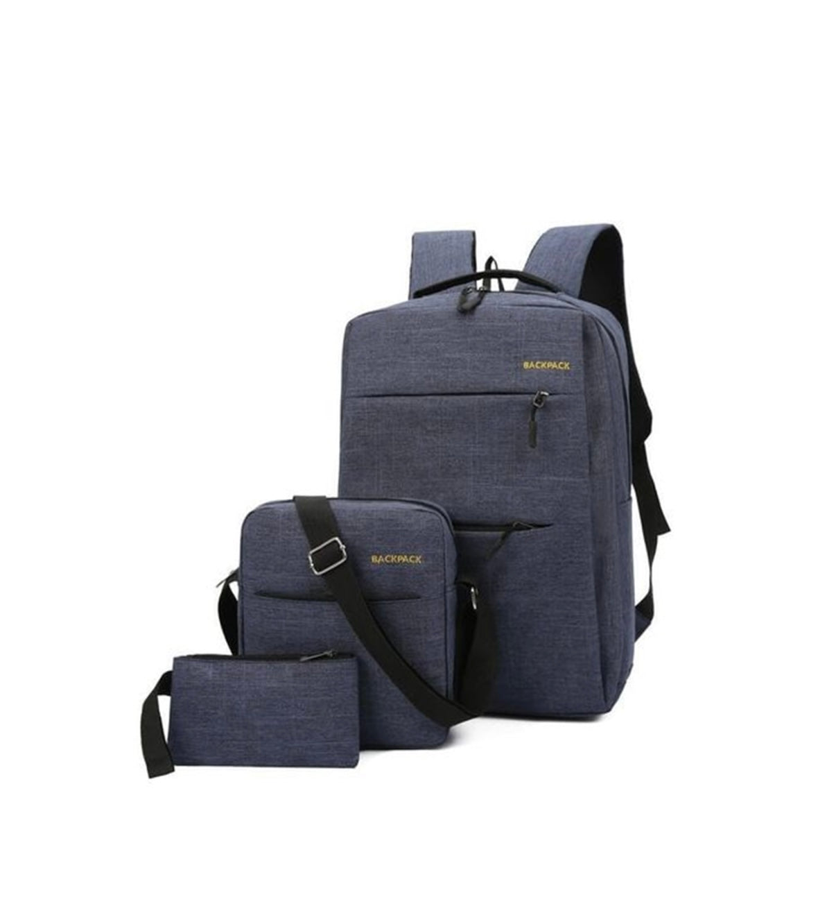 3-Piece Laptop Backpack