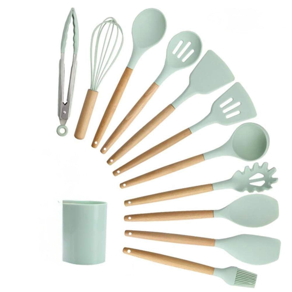 12-Piece Silicone Cooking Utensils