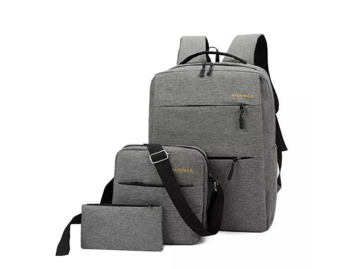 3-Piece Laptop Backpack