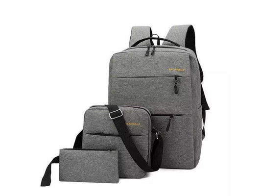 3-Piece Laptop Backpack