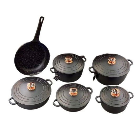 11-Piece Granite None Stick Pots