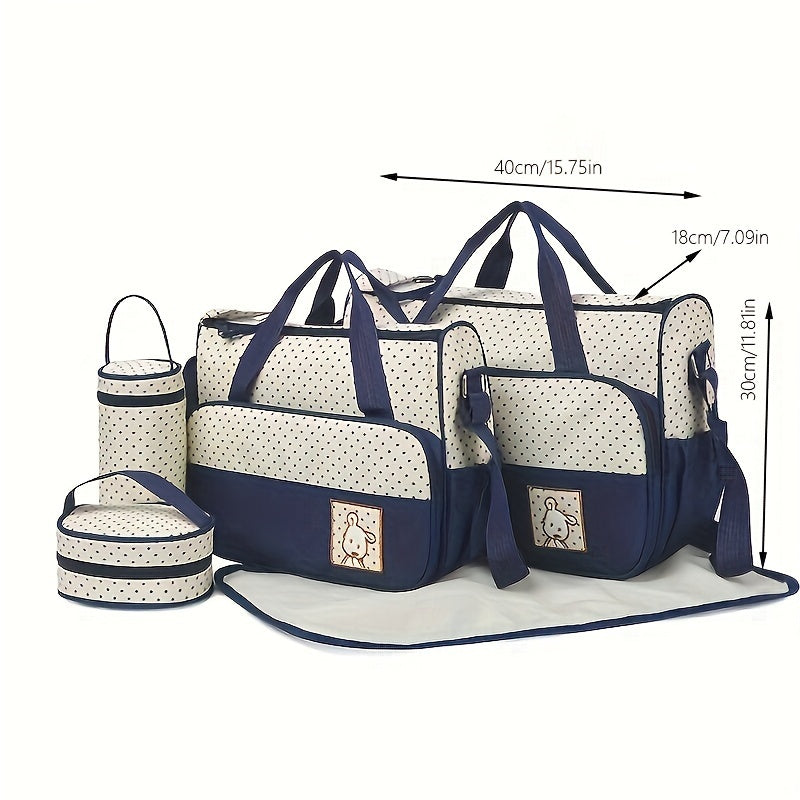 5-Piece Baby Diaper Bag