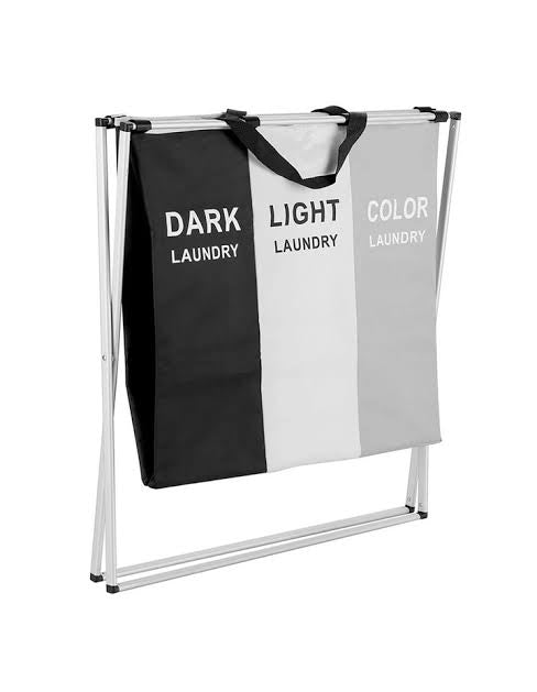 3 Compartment Laundry Sorting Hamper