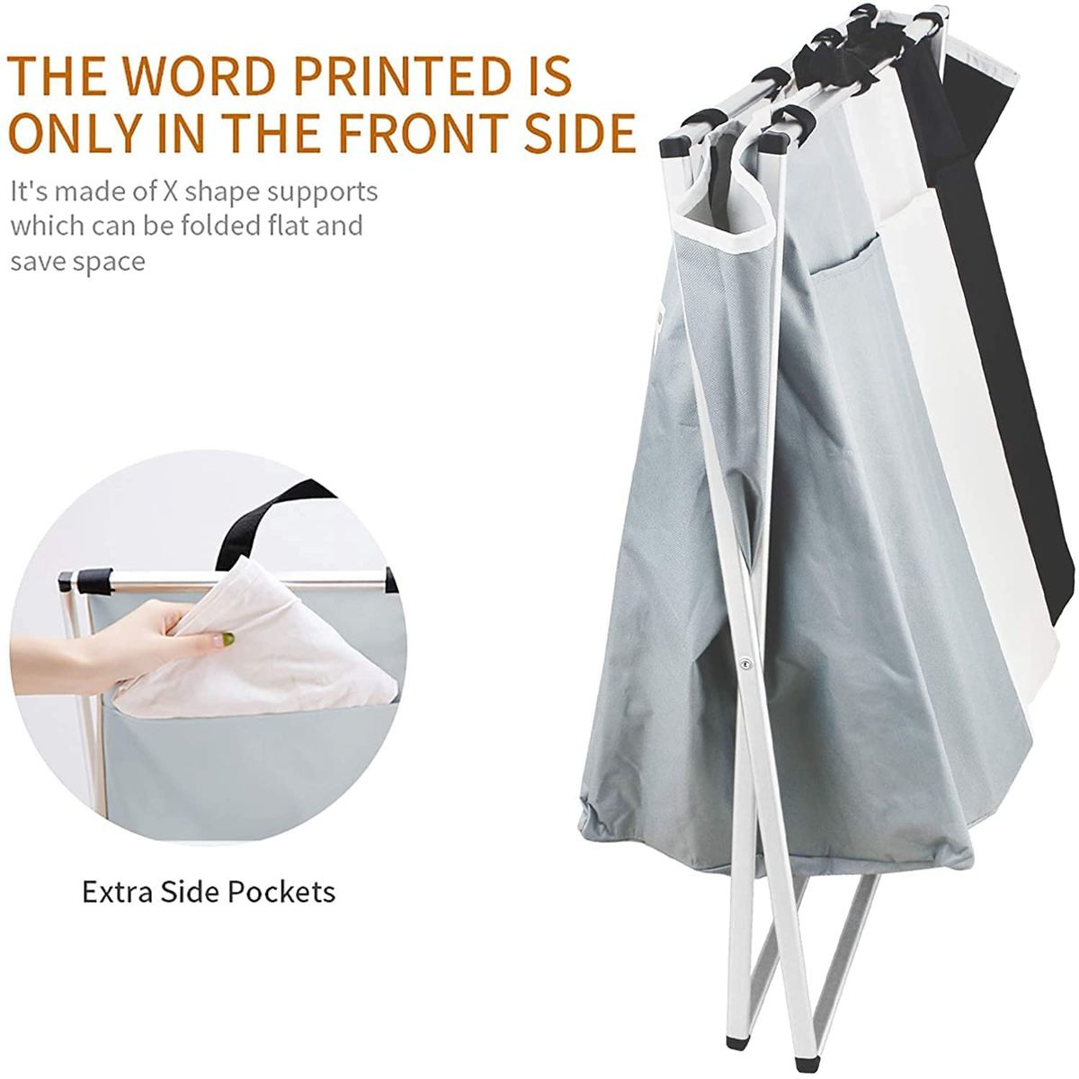 3 Compartment Laundry Sorting Hamper