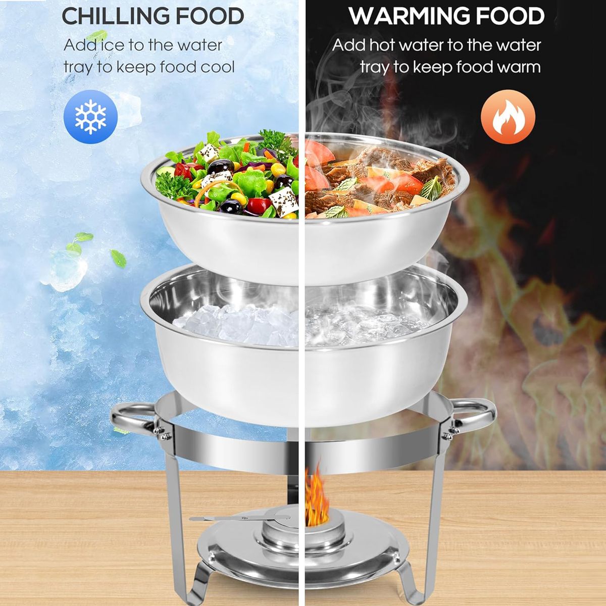 Silver Chafing Dish Buffet