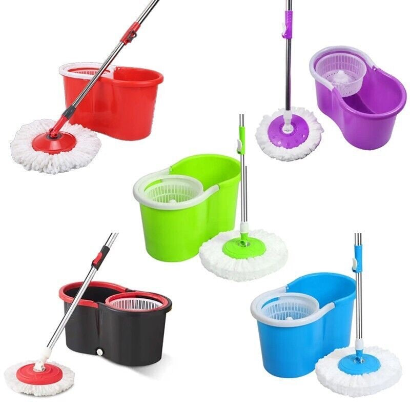 360° Rotating Spin Mop & Bucket Set