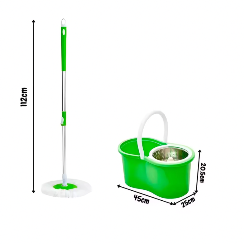 360° Rotating Spin Mop & Bucket Set